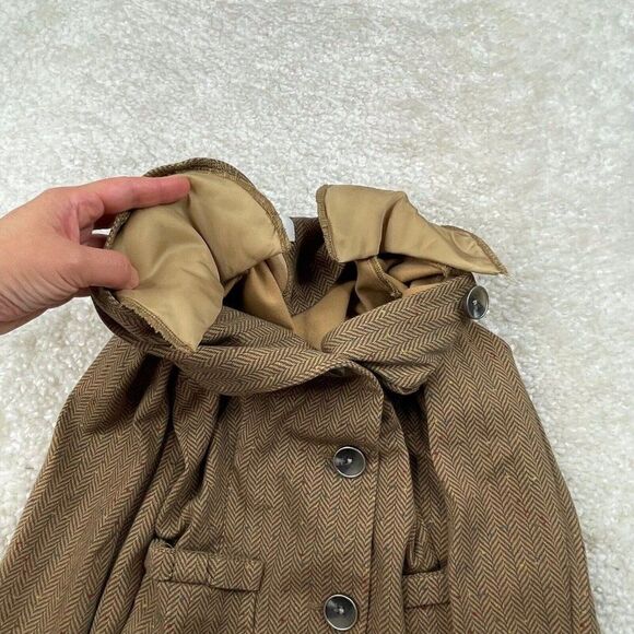 Cabi Penny Herringbone Blazer Jacket Brown - Picture 6 of 11